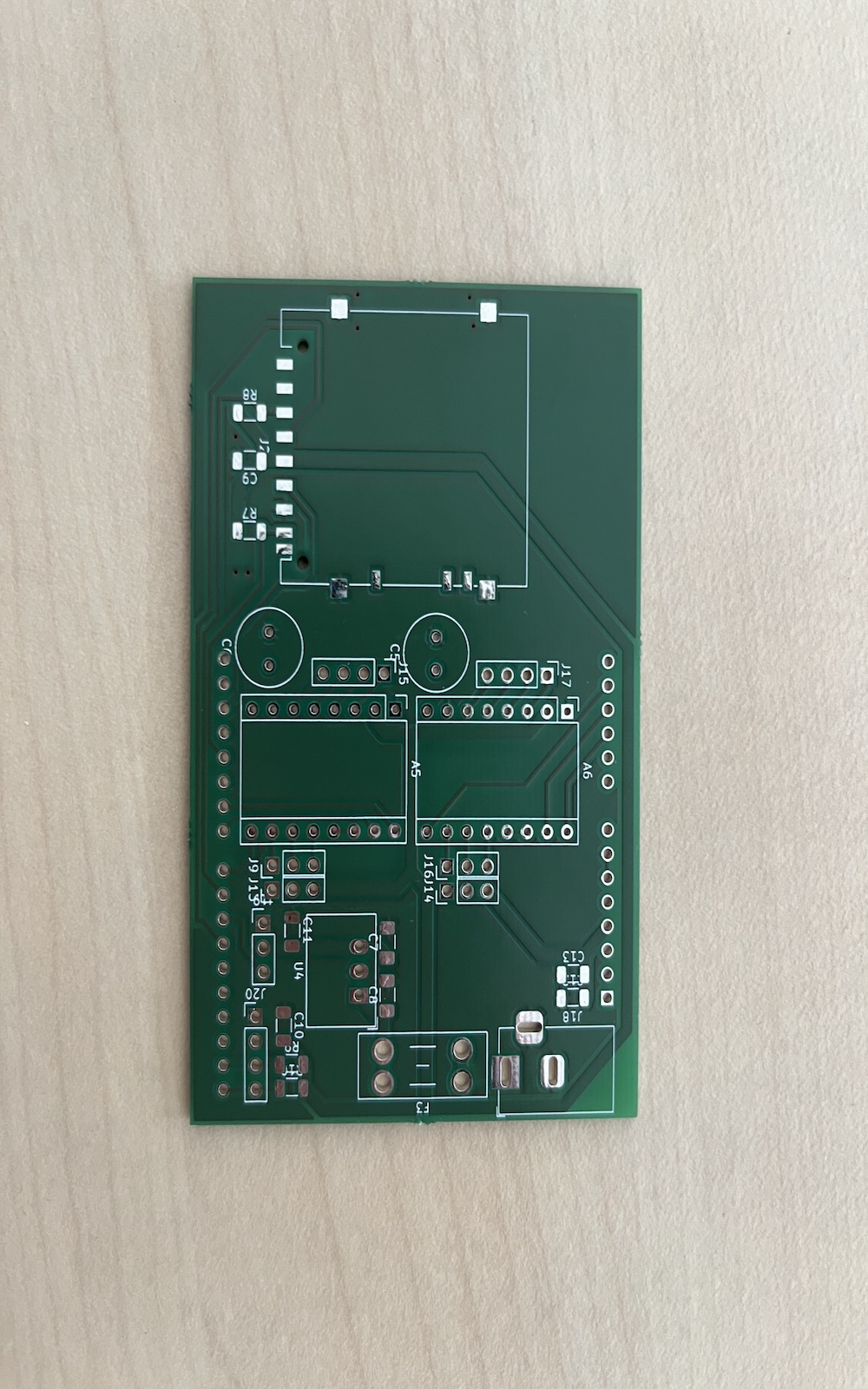 Vue du PCB DrawBot A4