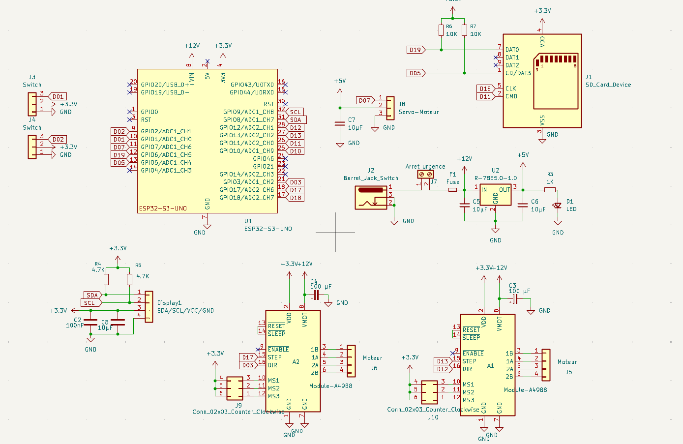 Schéma KiCad