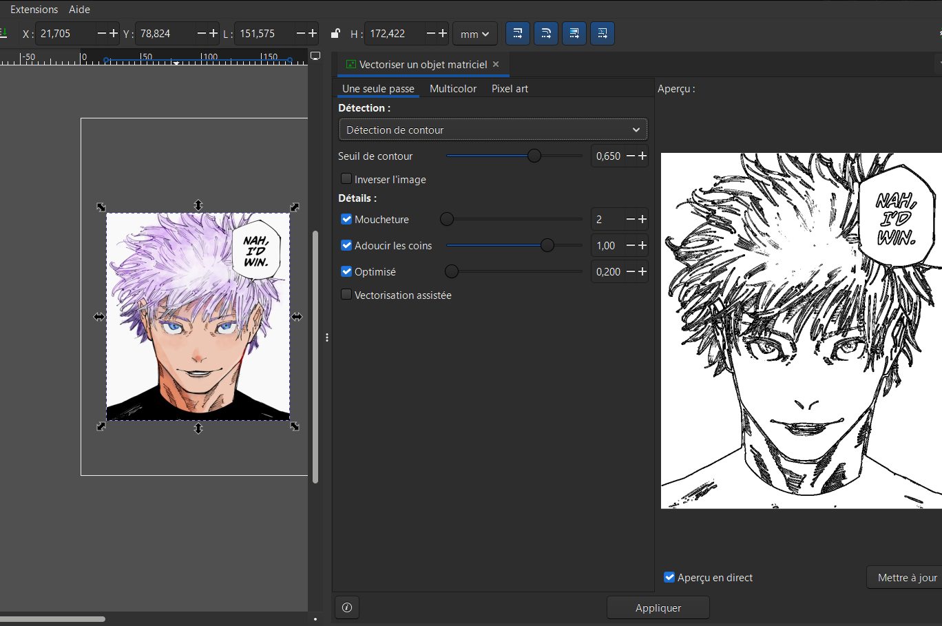 Illustration Inkscape Vectorisation